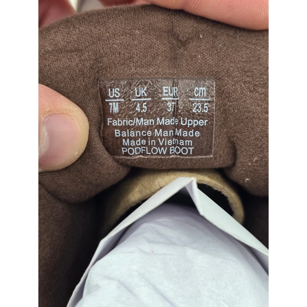 Ryka Podflow Boot Womens 7M Chic Brown Casual Athletic - New